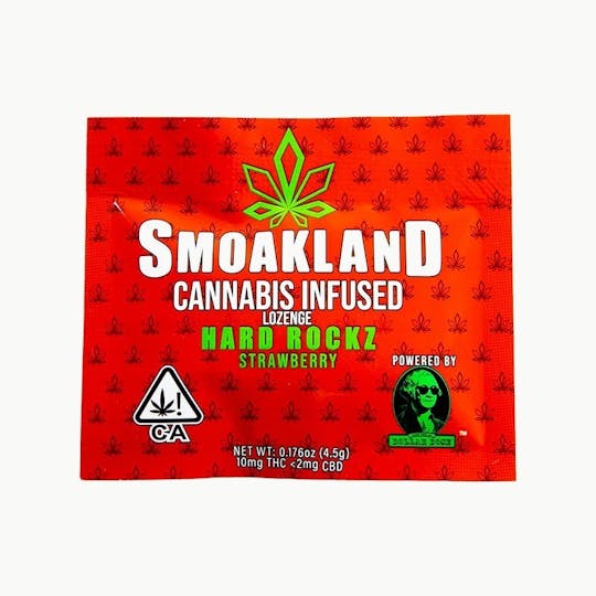 Smoakland - Hard Rockz Lozenge - Strawberry - 10mg - 1