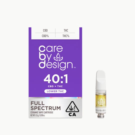 Care By Design - Care By Design | 40:1 CBD Vape Cartridge 500mg - 1