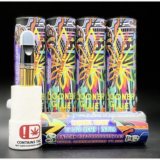 Sooner Glue - Caramel Creme Live Resin Cartridges - 1
