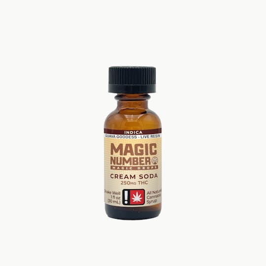 Magic Number - Magic Drops 250mg THC - Cream Soda Indica - 1