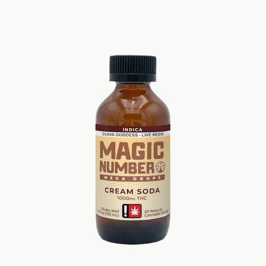 Magic Number - Mega Drops 1000mg THC - Cream Soda Indica - 1