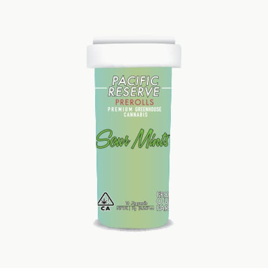 Pacific Reserve - Sour Mints • 7g • 10-Pack Prerolls - 1