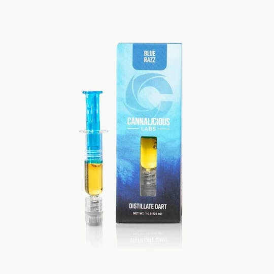 Cannalicious Labs - Blue Razz Distillate Dart - 1g - 1
