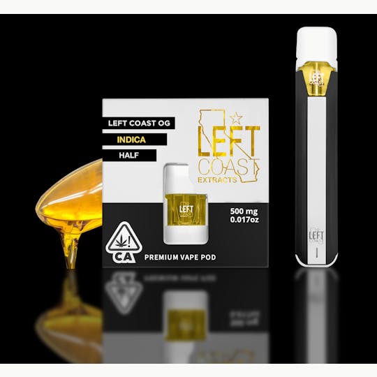 LEFT COAST - Left Coast OG - Premium Live Resin Pod .5G - 1