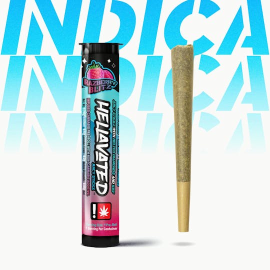 Hellavated - Razberry Blitz Juicy Stickz .75g - 1