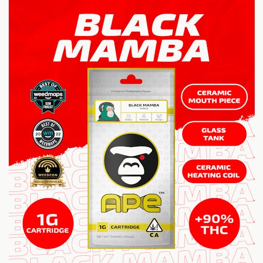 APE Premium Cannabis Corp - BLACK MAMBA — Sauce Cart 1000 mg. - 1