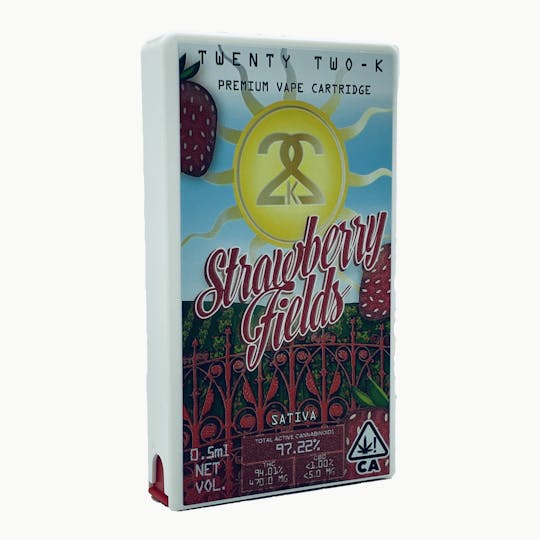 Twenty Two K / 22k - 22K - Strawberry Fields - Cartridge - 0.5ml - 1