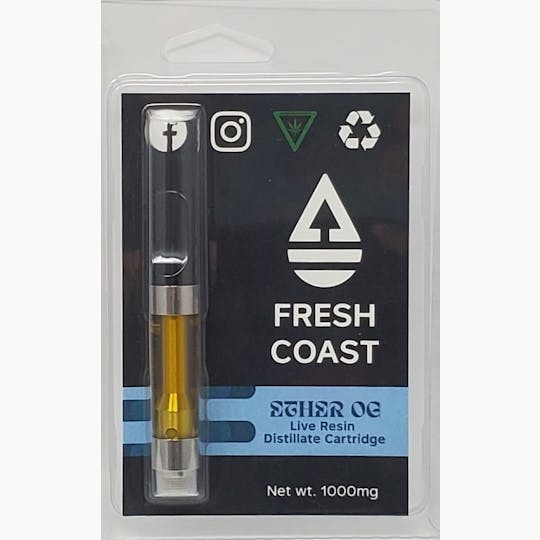 Fresh Coast - Live Resin Distillate Cartridge | Ether OG - 1