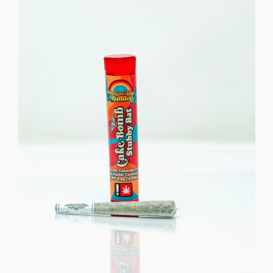SugarTop Buddery - Stubby Bat Pre-Roll (.5g) - Cake Bomb - 1