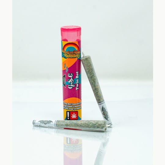 SugarTop Buddery - Twin Bats Pre-Rolls 2(0.5g) - GSC - 1