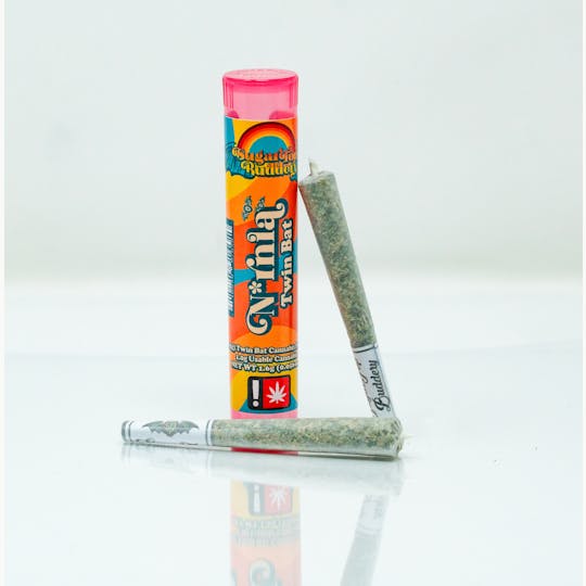 SugarTop Buddery - Twin Bats Pre-Rolls 2(0.5g) - N*rnia - 1