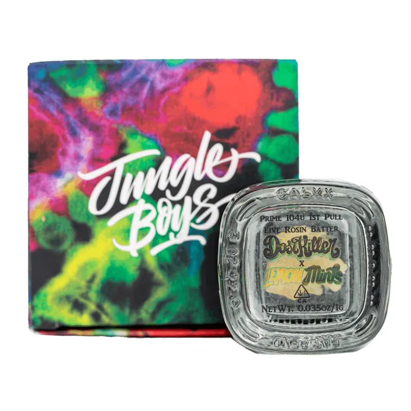 Jungle Boys Dosi Killer x Lemon Mints - 1g 104u Live Rosin Batter