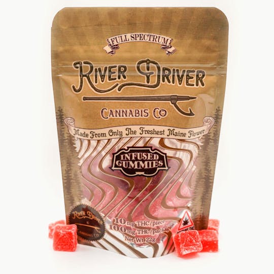 River Driver Cannabis Co - Sour Watermelon Gummy 10mg, 10pk - 1