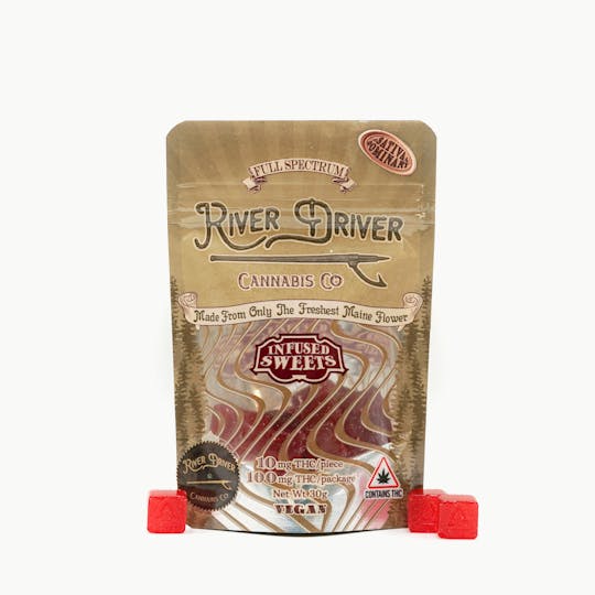 River Driver Cannabis Co - Strawberry Sweets 10mg, 10pk - 1