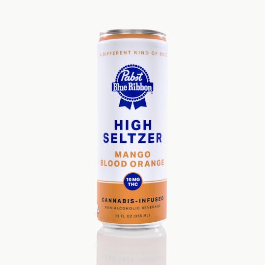 Pabst (PBR) - PABST | PBR Infused High Seltzer - MANGO BLOOD ORANGE | 10mg | Single Can - 1