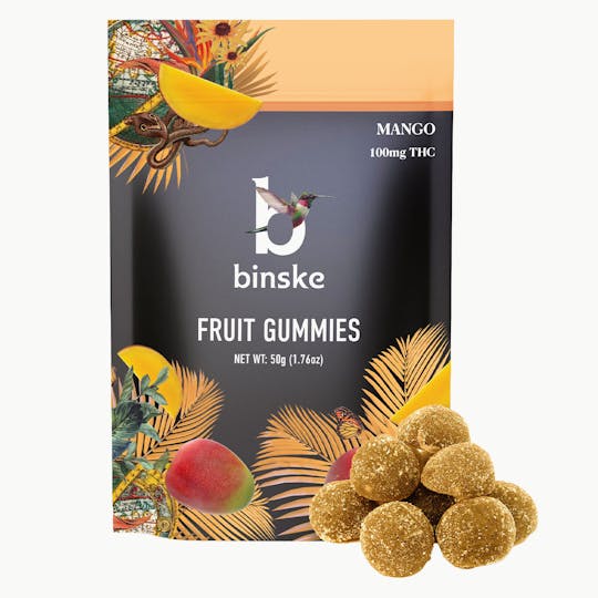 binske - Mango Fruit Gummy - 100mg - 1