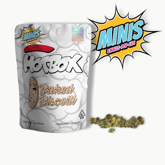 HOTBOX™ - HOTBOX | Baked Biscotti Indica Minis (7g or 1/4 oz) Indoor Flower - 1