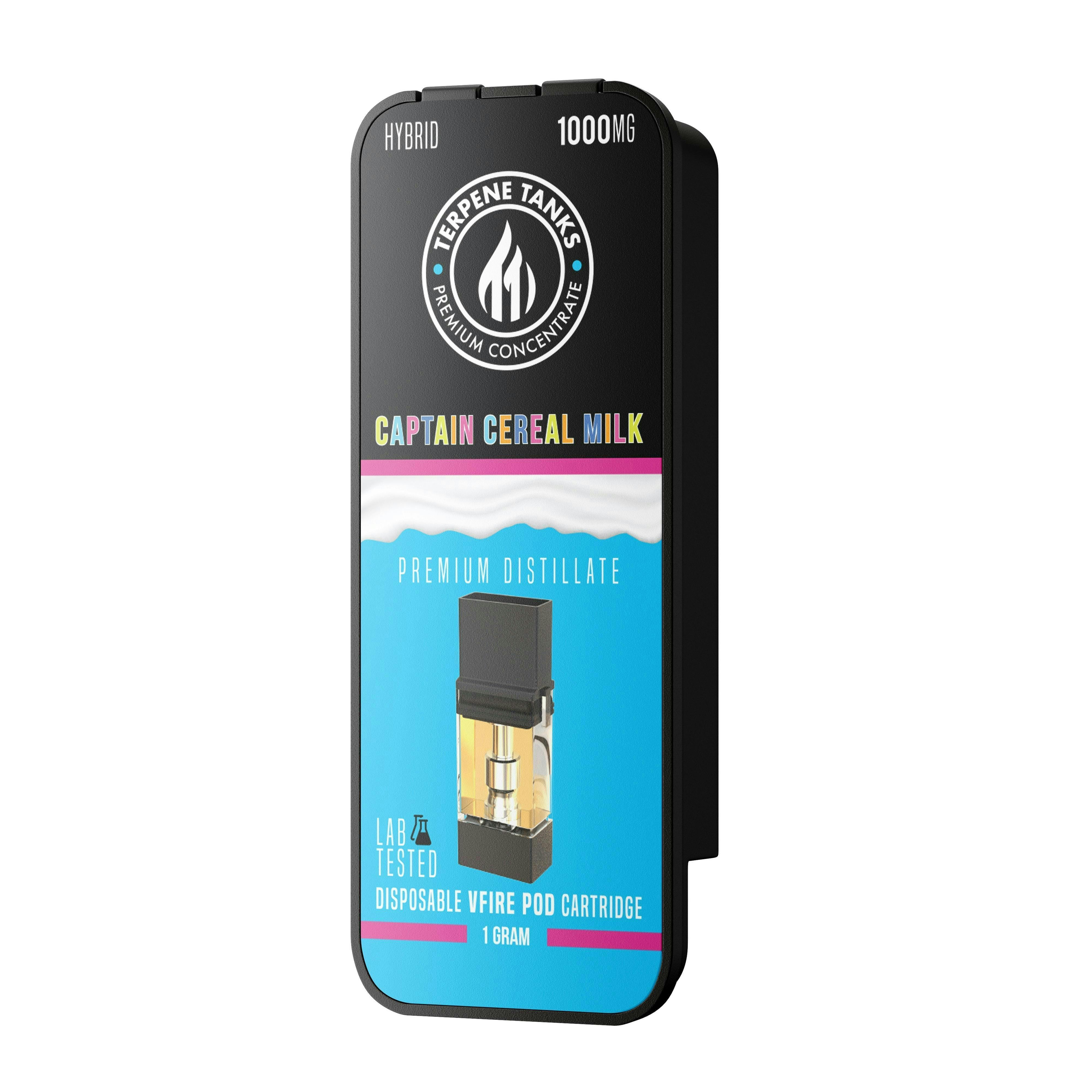 Terpene Tanks - Terpene Tanks Captain Cereal Milk V-Fire Pod 1g - 1