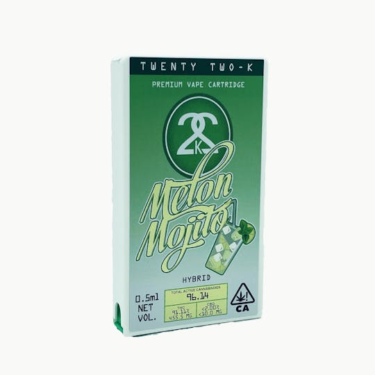 Twenty Two K / 22k - 22K - Melon Mojito - Cartridge - 0.5ml - 1