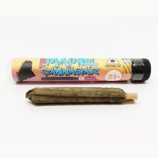 The Maine Cannagar Co - Sour Kush + Runtz - Cannon - Banana Leaf Wrap - 1