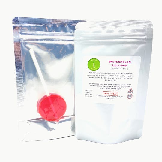 Mainely Medical - Mainely Medical Watermelon Lollipop 25mg FULL SPECTRUM - 1