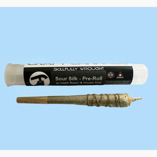 Daedalus Craft Cannabis - Sour Silk Pre-Roll w/ Rosin & Kief Coating - King Size - Single - 1
