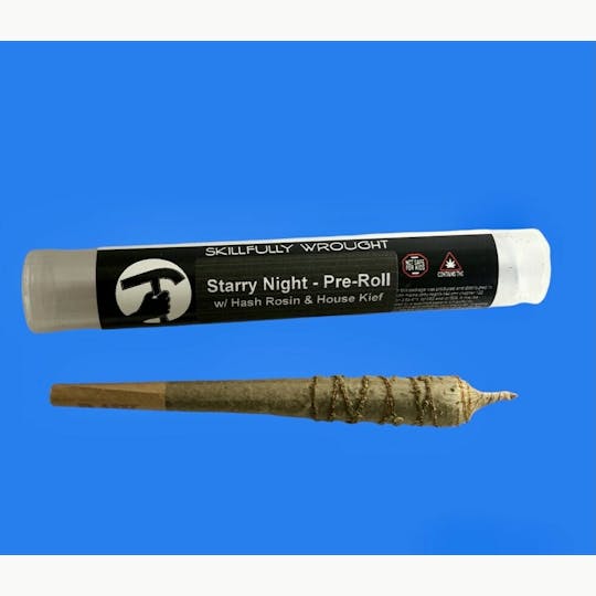 Daedalus Craft Cannabis - Starry Night Pre-Roll w/ Rosin & Kief Coating - King Size - Single - 1
