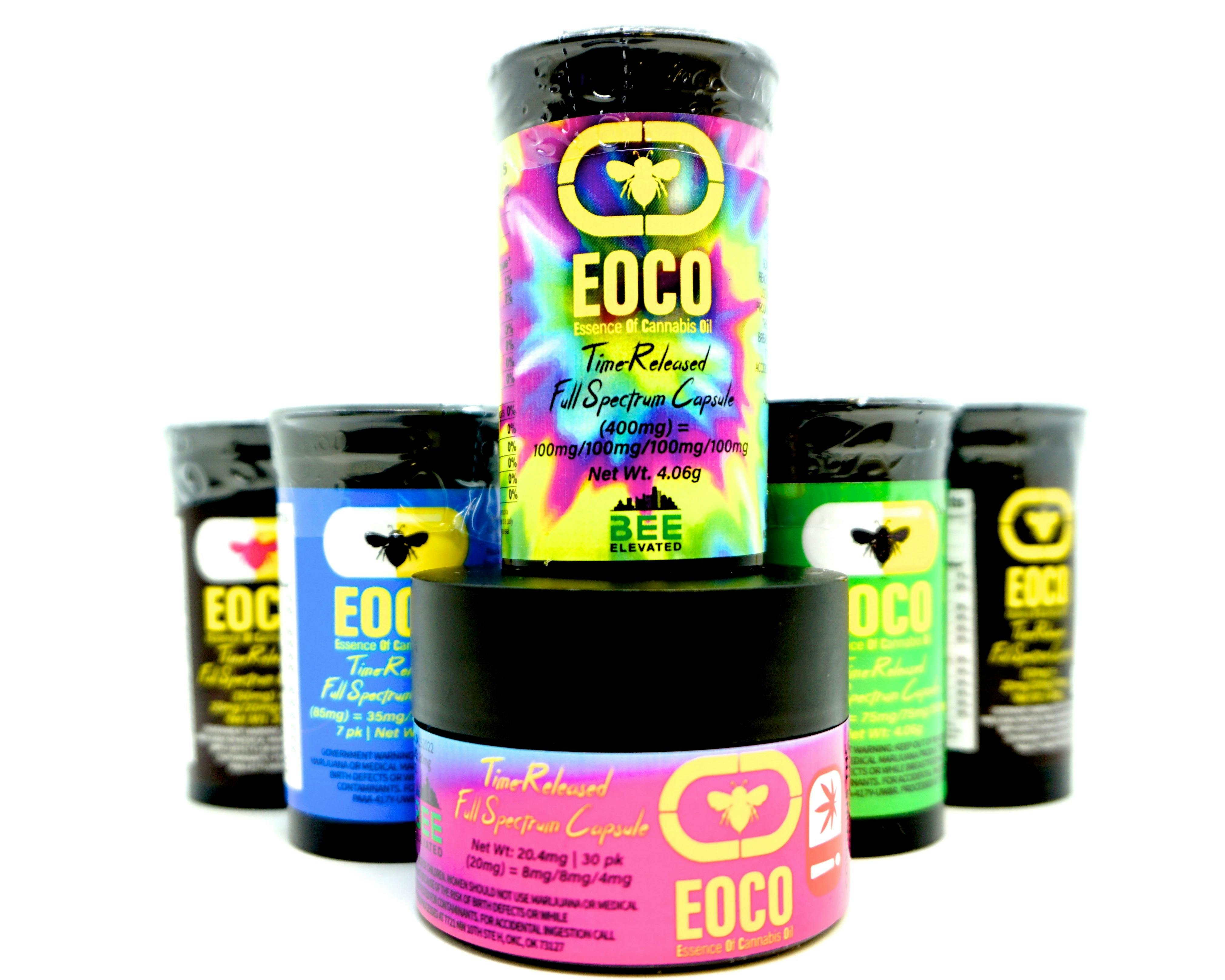 EOCO Time-Release FECO Capsules 7 Pack (200mg) 75mg-75mg-50mg