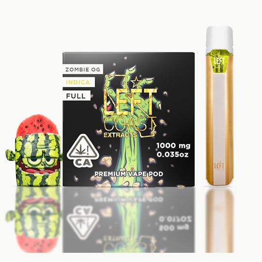 LEFT COAST - Zombie OG- Premium THC Pod 1G - 1