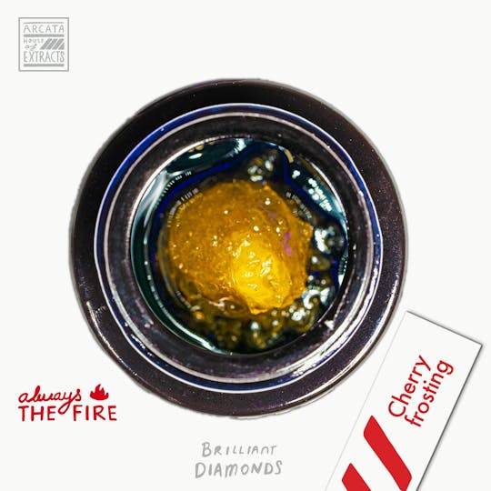 Arcata Fire - Cherry Frosting - Live Resin Brilliant Diamonds (1g) - 1