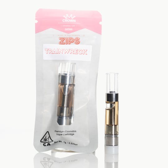Crown Genetics - Zips By Crown Trainwreck Vape Cartridge - 1