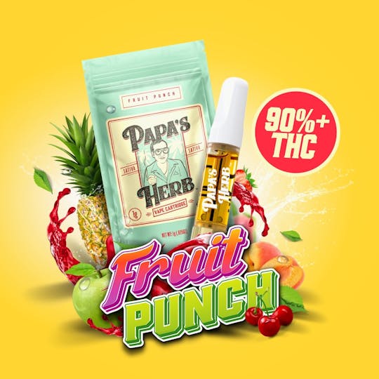 Papa's Herb - Fruit Punch (1g) Vape Cartridge - 1