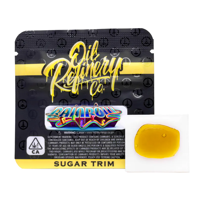 Jungle Boys Oil Refinery Co Rainbow Belts - .5g Sugar Trim concentrate