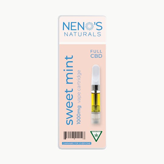 Neno's Naturals - Neno's Naturals Sweet Mint CBD C-Cell Vape 1g - 1