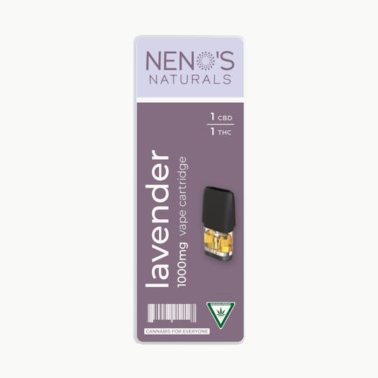 Neno's Naturals - Neno's Naturals Lavender 1:1 THC/CBD MAXX Pod 1g - 1