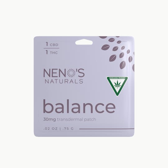Neno's Naturals - Neno's Naturals 1:1 THC/CBD Balance Patch 30mg - 1