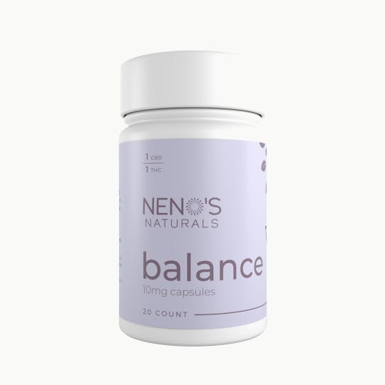 Neno's Naturals - Neno's Naturals Balance 1:1 THC/CBD Capsules 200mg - 1