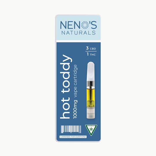 Neno's Naturals - Neno's Naturals Hot Toddy 3:1 CBD/THC C-Cell Vape 1g - 1