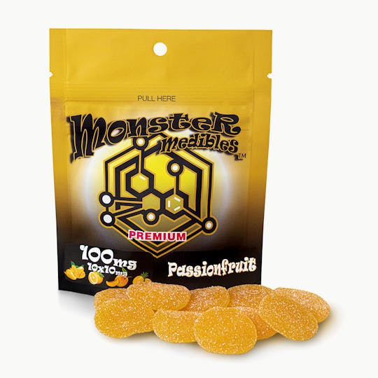 Monster Xtracts - Passionfruit (10x10mg) Gummies - 1