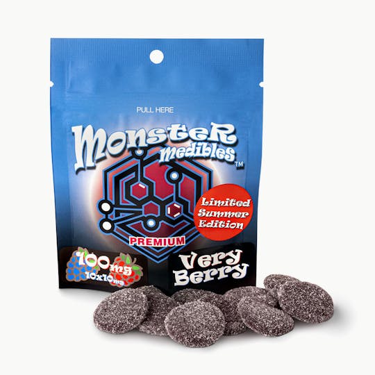 Monster Xtracts - Very Berry (10x10mg) Gummies - 1