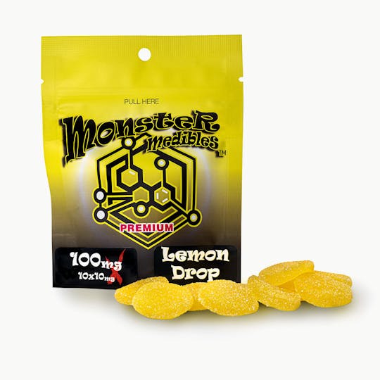 Monster Xtracts - Lemon Drop (10x10mg) Gummies - 1