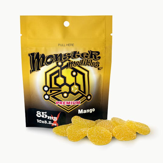 Monster Xtracts - Mango (10x8.5mg) Gummies - 1