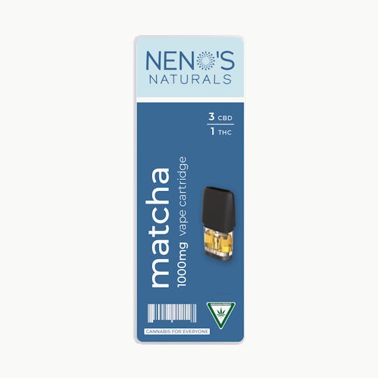 Neno's Naturals - Neno's Naturals Matcha 3:1 CBD/THC MAXX Pod 1g - 1