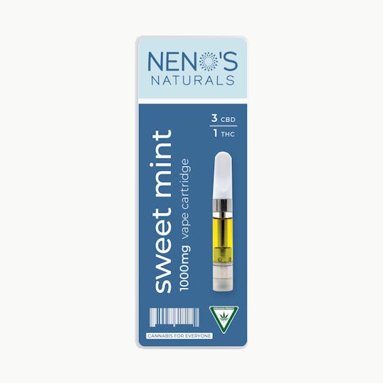 Neno's Naturals - Neno's Naturals Sweet Mint 3:1 CBD/THC C-Cell 1g - 1