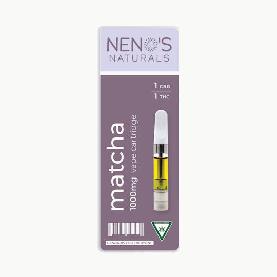 Neno's Naturals - Neno's Naturals Matcha 1:1 THC/CBD C-Cell Vape 1g - 1