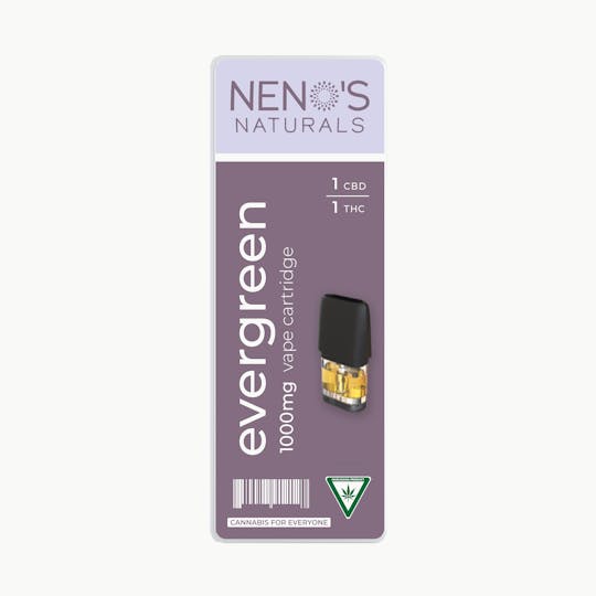 Neno's Naturals - Neno's Naturals Evergreen 1:1 THC/CBD MAXX Pod 1g - 1