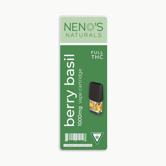 Neno's Naturals - Neno's Naturals Berry Basil THC MAXX Pod 1g - 1