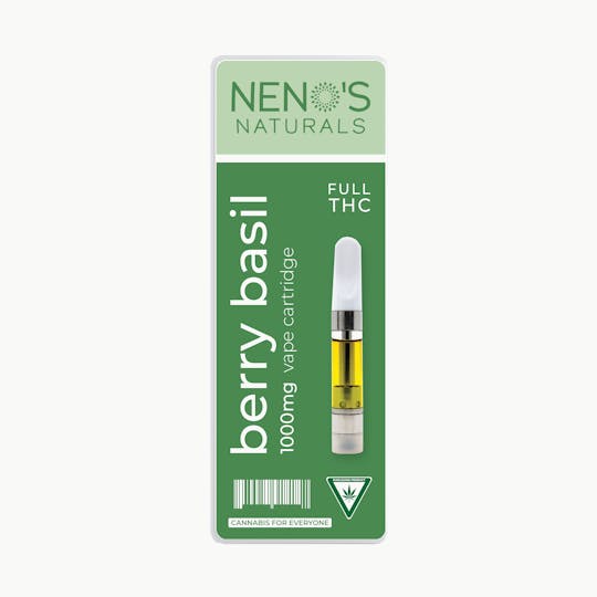 Neno's Naturals - Neno's Naturals Berry Basil THC C-Cell Pod 1g - 1