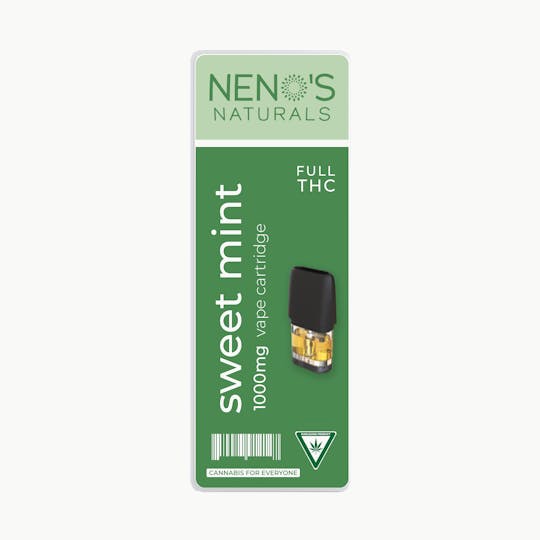 Neno's Naturals - Neno's Naturals Sweet Mint THC MAXX Pod 1g - 1