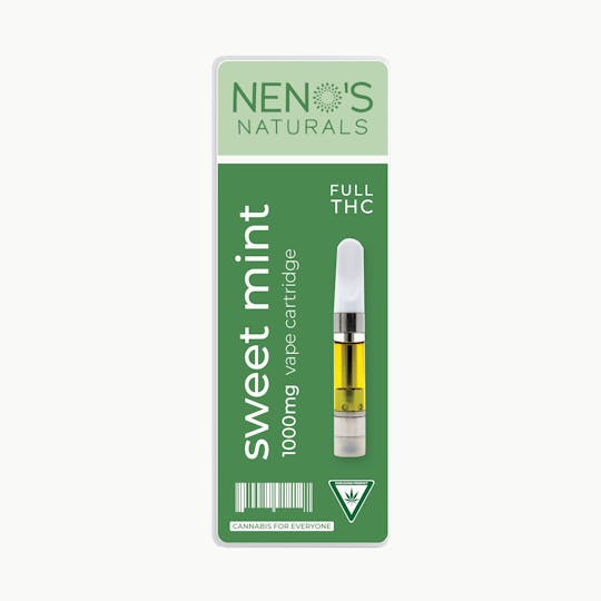 Neno's Naturals - Neno's Naturals Sweet Mint THC C-Cell Vape 1g - 1
